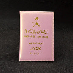 Pink Passport Holder Case for Women