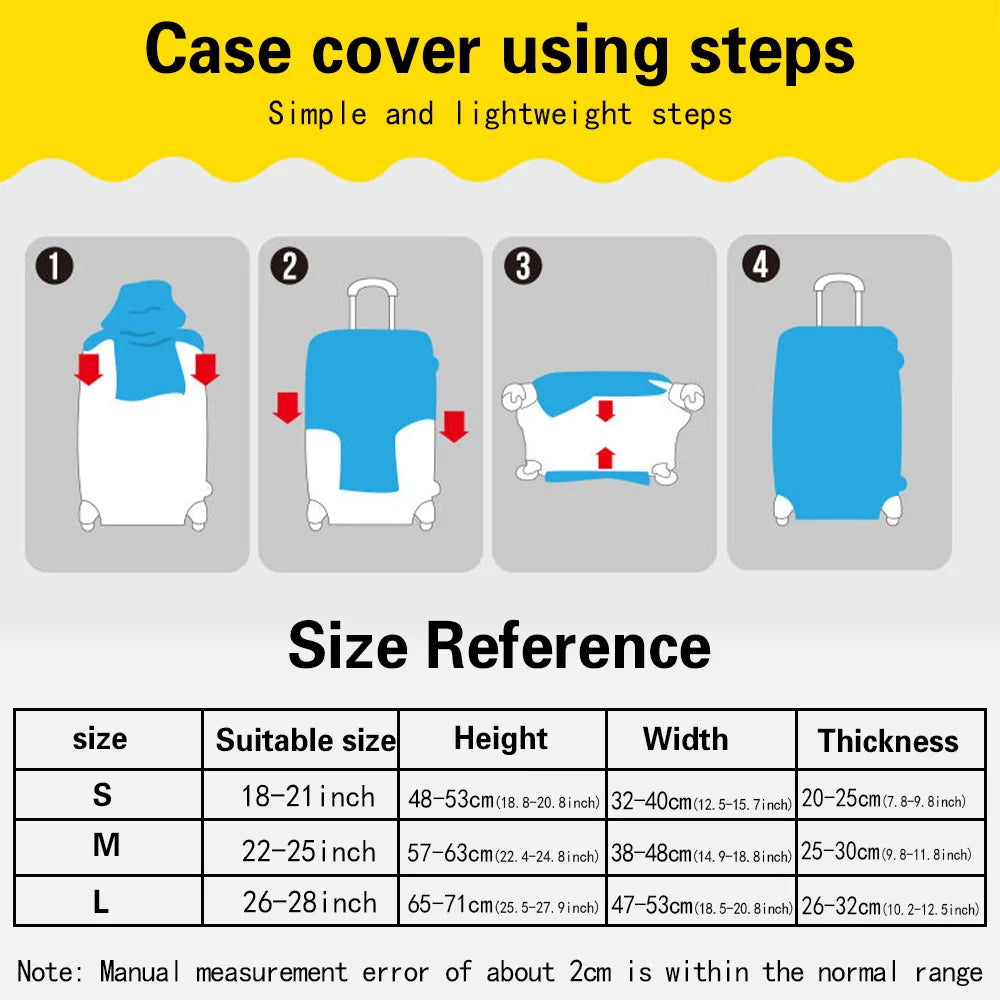 Suitbag Protective Cover for 18-28 Inch 26 Letter Series Travel Accessories