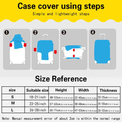 Suitbag Protective Cover for 18-28 Inch 26 Letter Series Travel Accessories