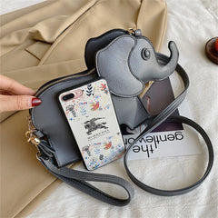 Elephant Women Shoulder Crossbody Bag Handbag
