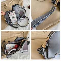 Elephant Women Shoulder Crossbody Bag Handbag