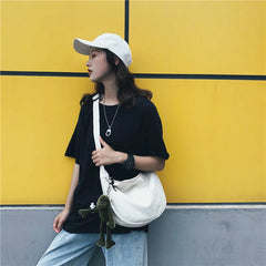 Hobos Canvas Shoulder Bag for Women, Youth Crossbody Messenger Bag