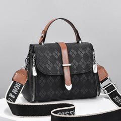 Women's Small Leather Crossbody Messenger Bag