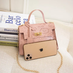 Mini Kelly Bag Pu Messenger Bag Crossbody Totes Shoulder Handbag