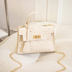 Mini Kelly Bag Pu Messenger Bag Crossbody Totes Shoulder Handbag