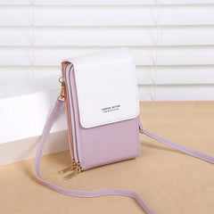 PU Leather Multifunction Mobile Phone Female Bags Ladies Single Crossbody Purse