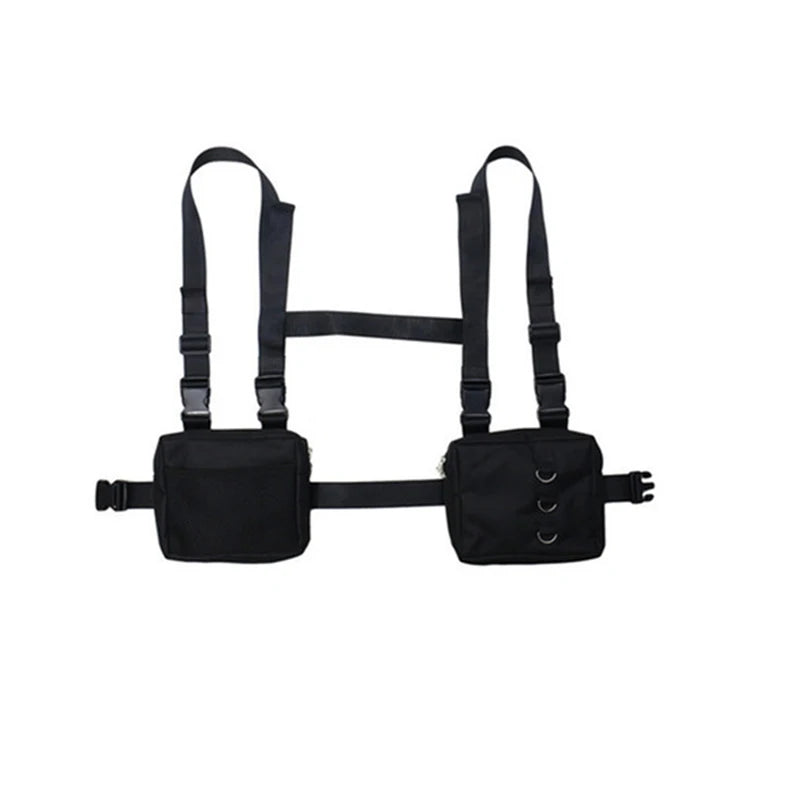 Punk Chest Bag Hip-Hop Tactical Streetwear Waist Pack