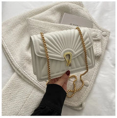 Women Small Messenger Bag with Chain Strap Handbag Ladies Crossbody Bags
