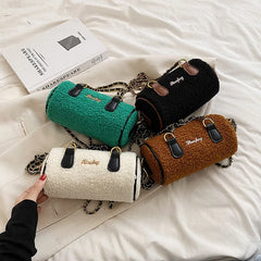 Women's Small Totes Bag Lamb Shoulder Crossbody Handbag