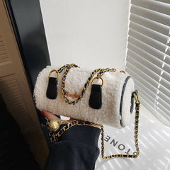 Women's Small Totes Bag Lamb Shoulder Crossbody Handbag