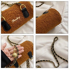 Women's Small Totes Bag Lamb Shoulder Crossbody Handbag