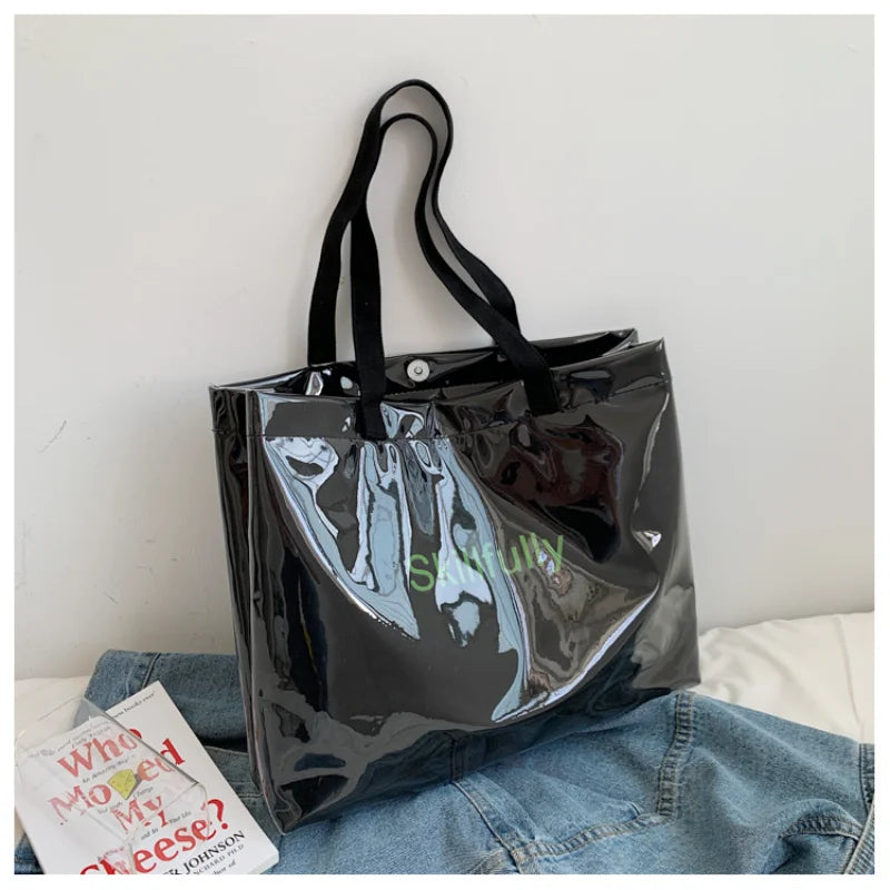 Large-Capacity Clear Shoulder Bag for Women