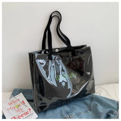Large-Capacity Clear Shoulder Bag for Women