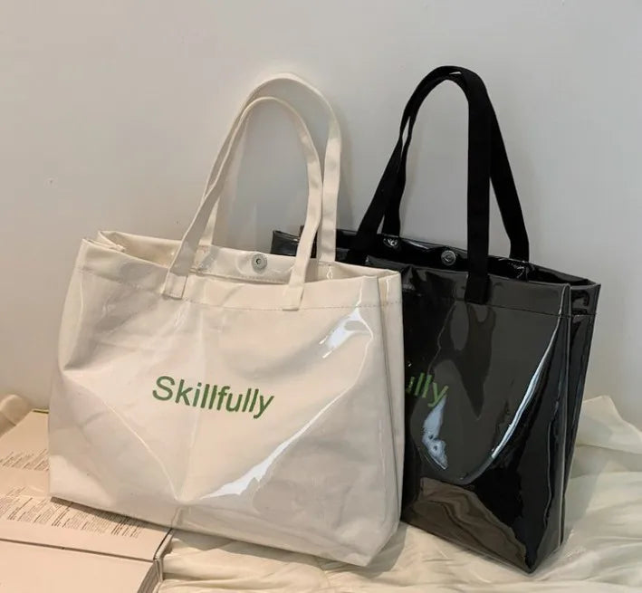 Large-Capacity Clear Shoulder Bag for Women
