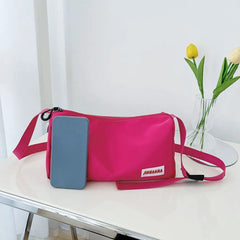 Women Girl Nylon Handbags Shoulder Bag Crossbody Messenger Bag