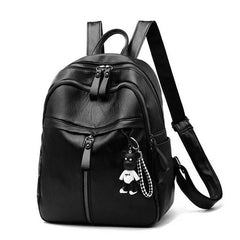 Women PU Leather Backpack Bag Female Casual Travel Waterproof Backpacks