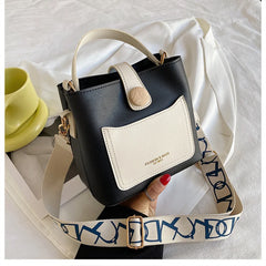 Women's Summer & Autumn Bucket Bag Large Capacity Messenger Bag