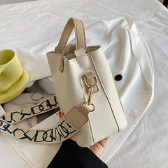 Women's Summer & Autumn Bucket Bag Large Capacity Messenger Bag
