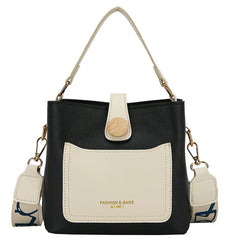 Women's Summer & Autumn Bucket Bag Large Capacity Messenger Bag