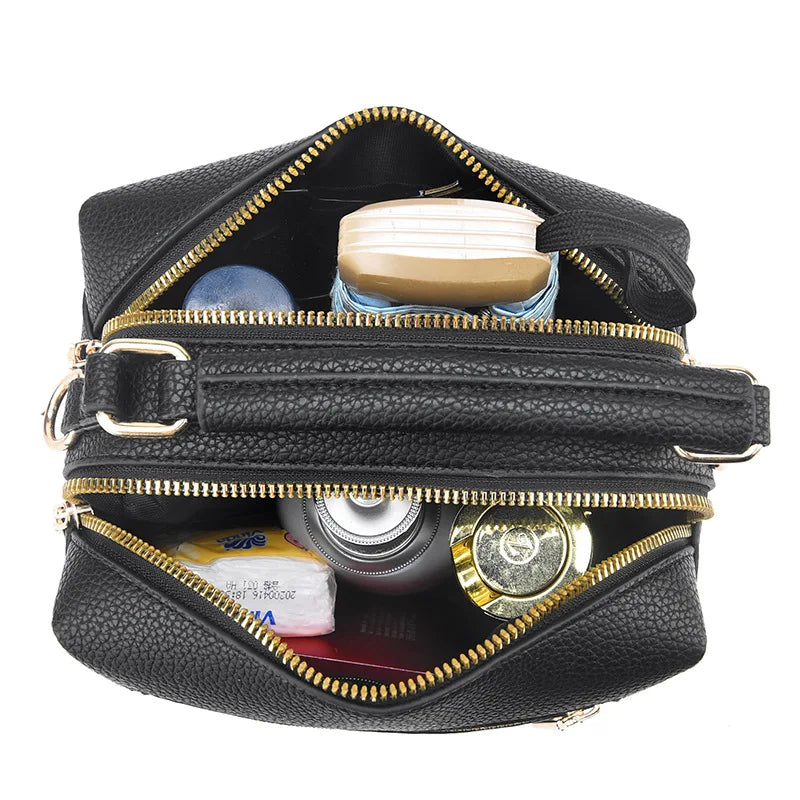 Soft Leather Large-capacity Shoulder Bag for Women