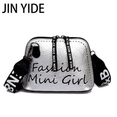 Women Crossbody Bag Shell Shaped Bag with Wide Shoulder Strap