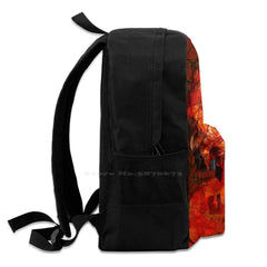 3D Print Casual Backpack Bag