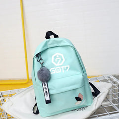 Kpop Backpacks for Teen Girls - Monsta X, Got7, Twice, Wanna One