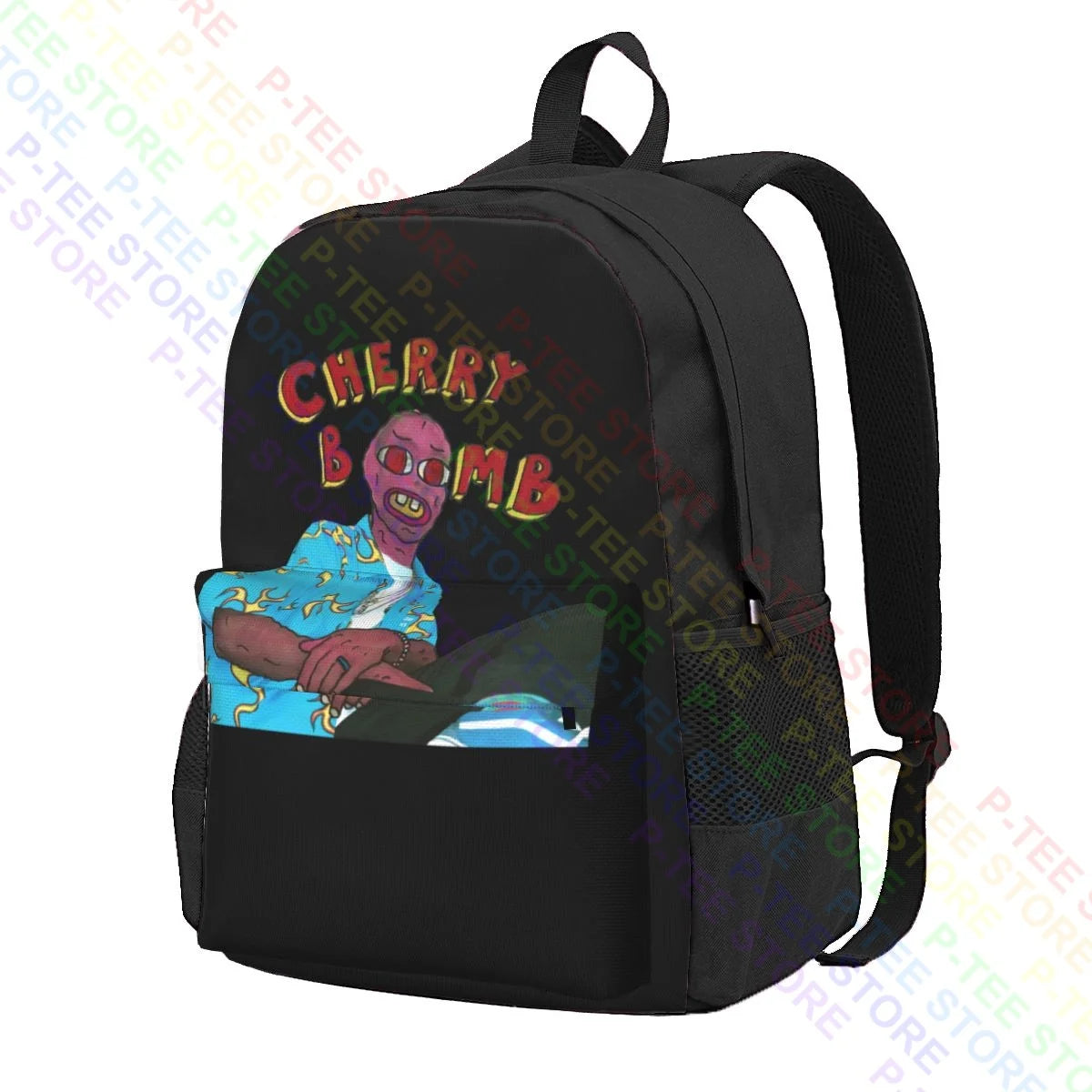 Tyler The Creator Cherry Bomb Large Capacity Backpack