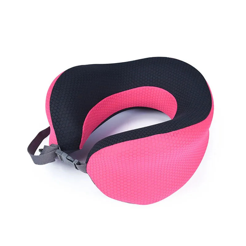 U Shaped Memory Foam Neck Pillows Travel Cervical Pillow Soft Slow Rebound