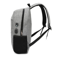 USB Charging Men's Bag Casual Multifunctional Backpacks Men School Bags 3 sets B