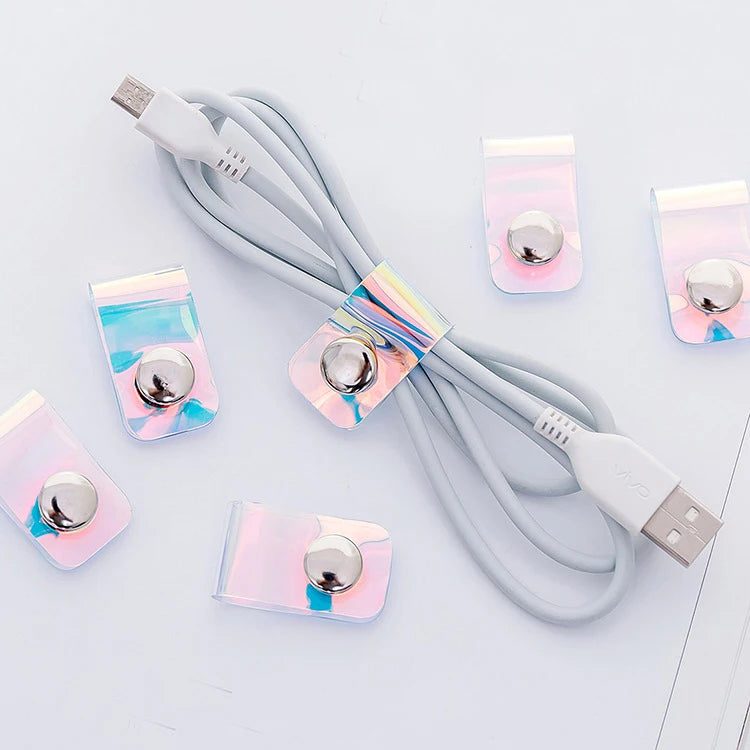 USB Earphone Cable Protector Organizers Holder Women Men PVC Travel