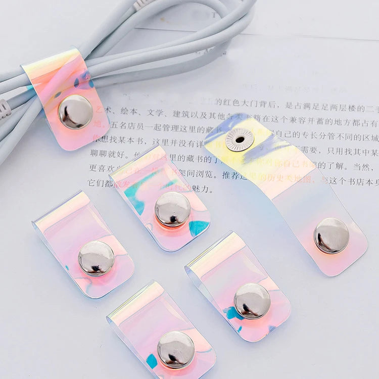 USB Earphone Cable Protector Organizers Holder Women Men PVC Travel