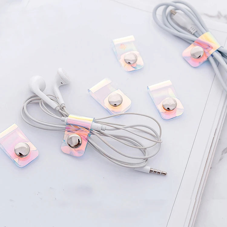 USB Earphone Cable Protector Organizers Holder Women Men PVC Travel