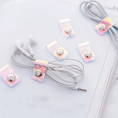 USB Earphone Cable Protector Organizers Holder Women Men PVC Travel