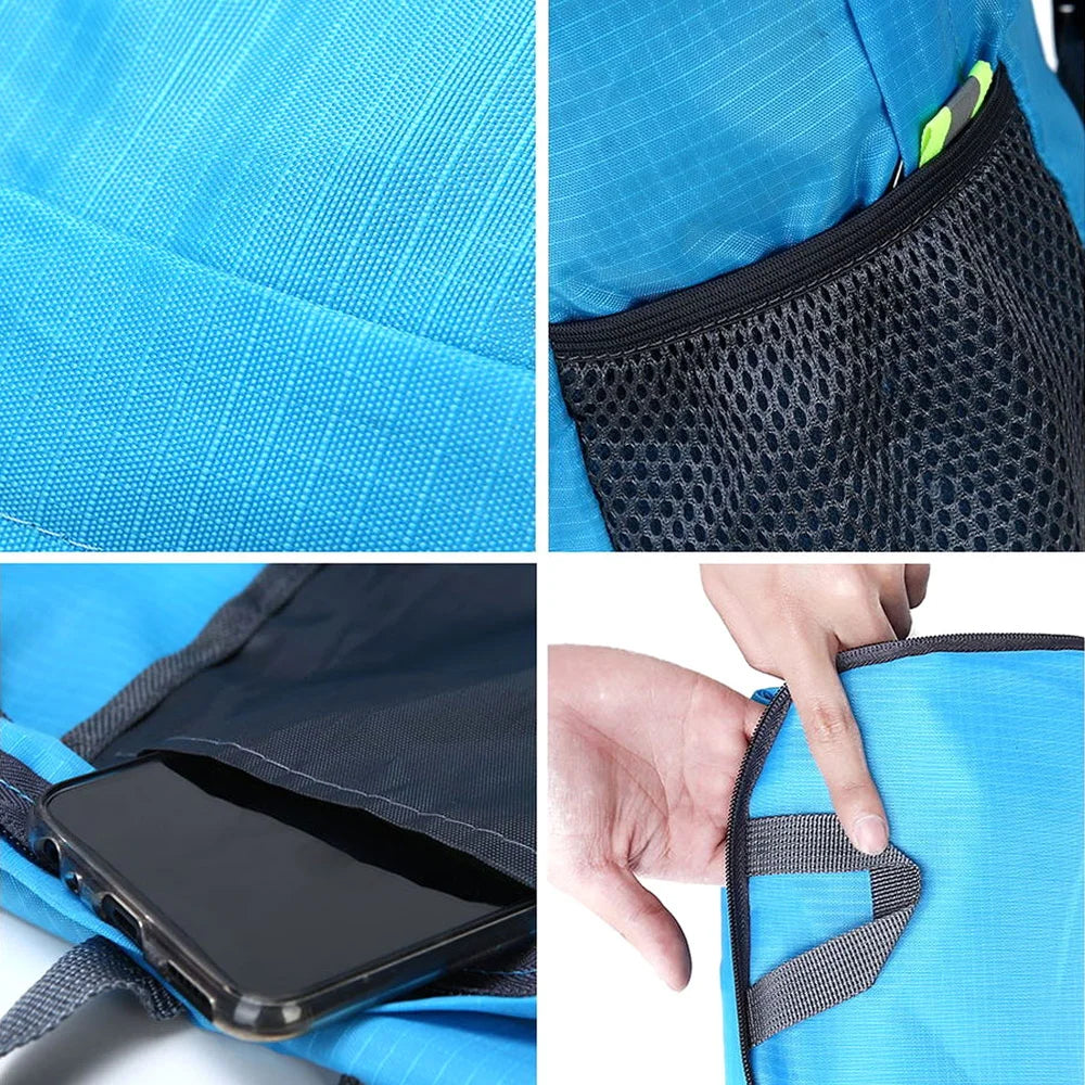 Ultralight Packable Backpack Outdoor Sport Daypack Foldable Bags for Men Women
