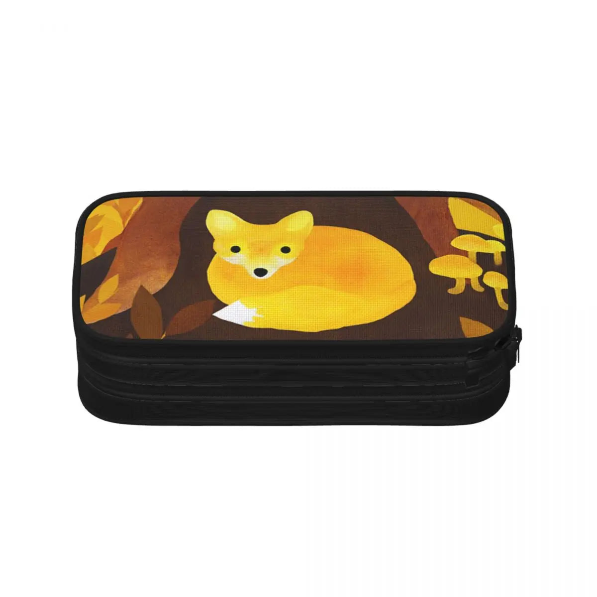 Under Leaves Pen Box Student School Anime Zipper Pen Bag
