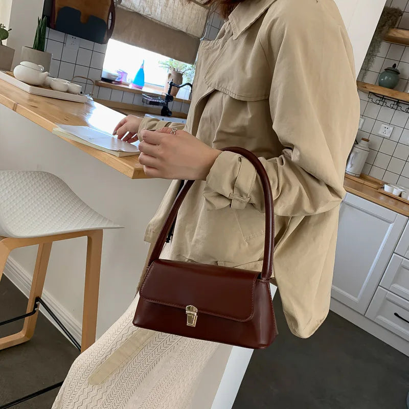French Niche Underarm Bag Women's Western Style Shoulder Bag