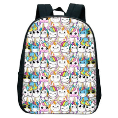 Unicorn Anime Bookbags School Bag 12 Inch