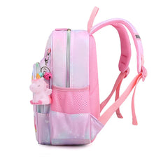 Unicorn Backpack For Girls Cartoon Princess School Bags Kids Satchels