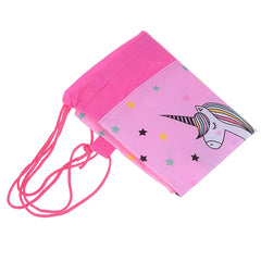 Unicorn Drawstring Bag Kids Cartoon Theme Candy Storage Party Packing