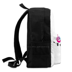 Unicorn Laptop Backpack Sweet Pink Heart Flower
