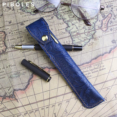Cow Leather Pen Holder Pencil Case Storage Bag
