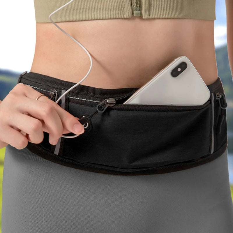 Adjustable Running Waist Bag Gym Belt Bum Bag Phone Holder Fanny Pack