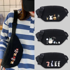 Unisex Cartoon Waist Bag Messenger Chest Bag Sports Bum Bag