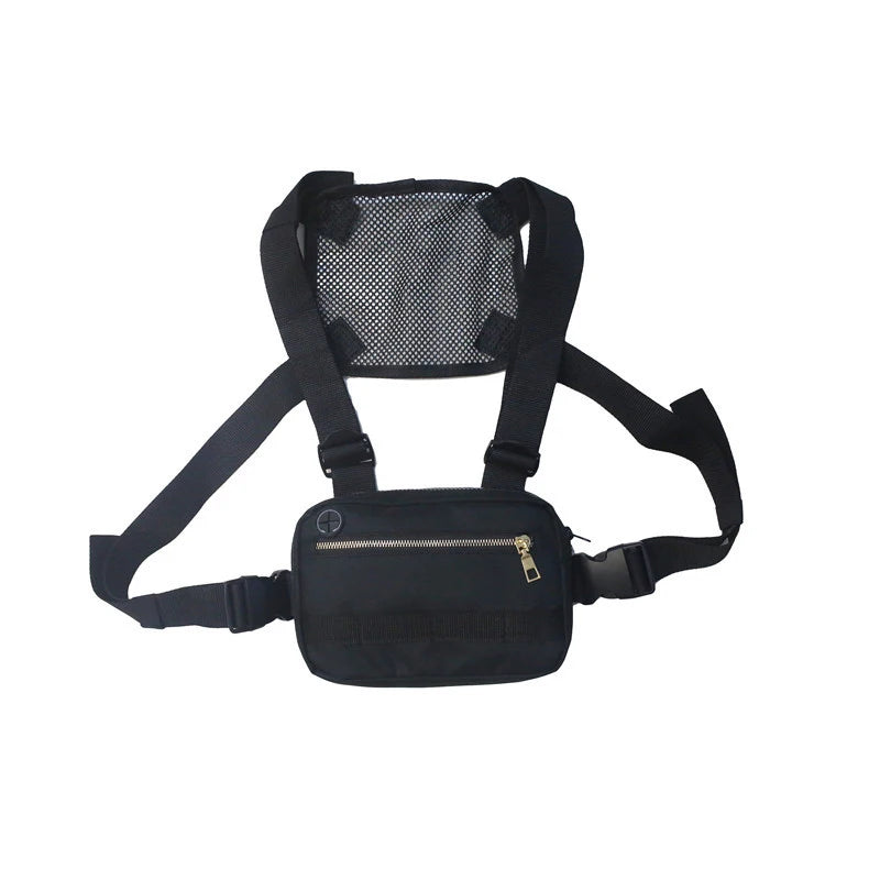 Unisex Hip-Hop Chest Bag Tactical Vest Strap Chest Pack
