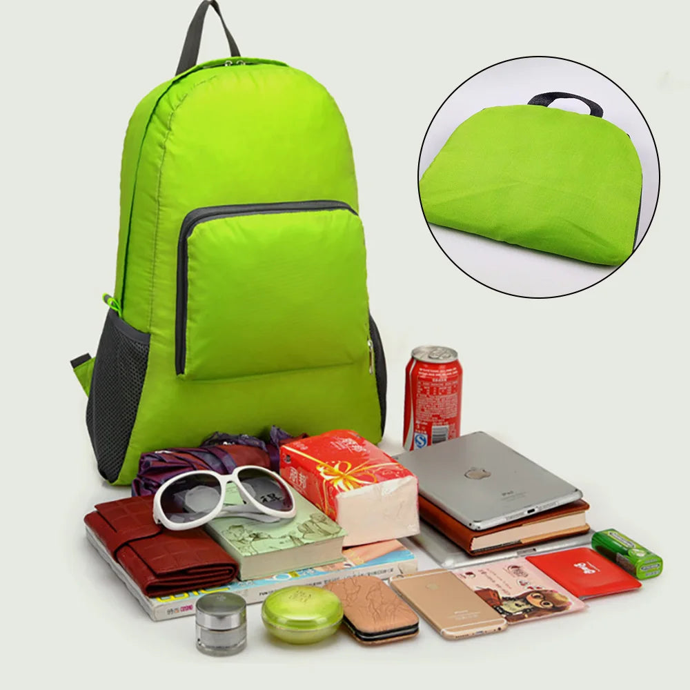 Foldable Unisex Outdoor Backpack Portable Camping Hiking Travel Daypack