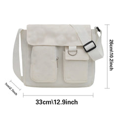 Large Capacity Unisex Messenger Bag Crossbody Shoulder Bag