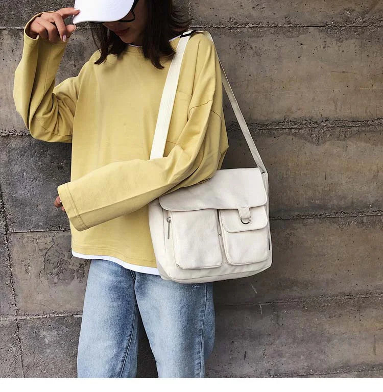 Large Capacity Unisex Messenger Bag Crossbody Shoulder Bag