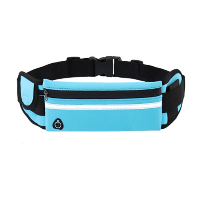 Reflective Running Waist Bag Waterproof Sports Gym Mobile Phone Bag