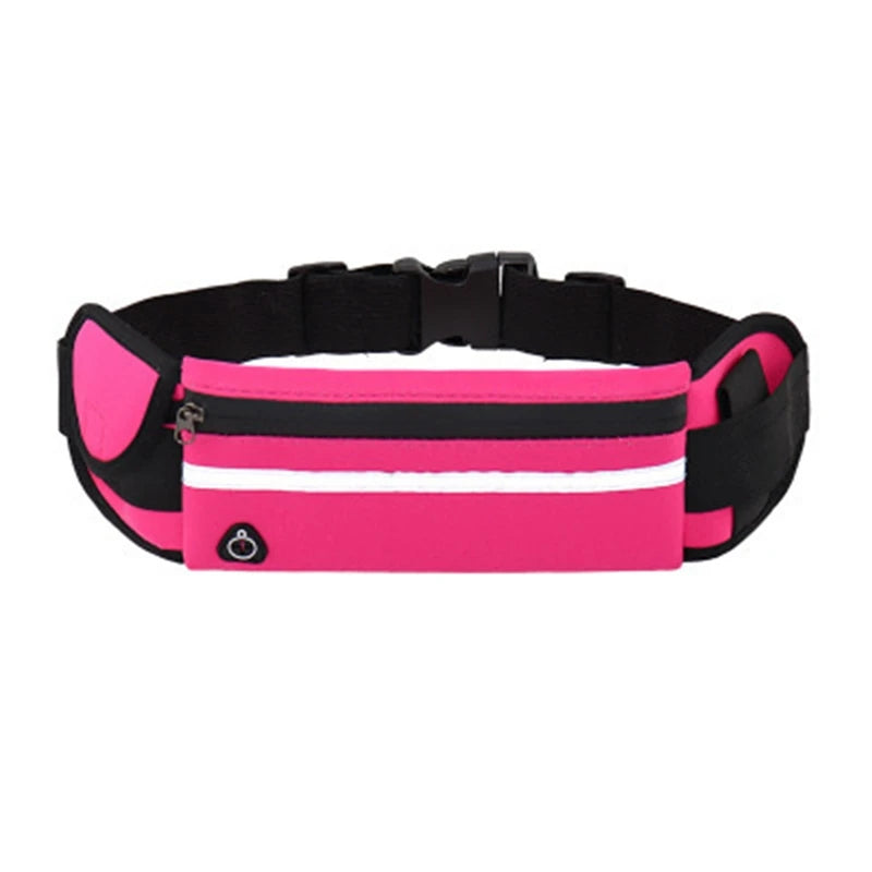 Reflective Running Waist Bag Waterproof Sports Gym Mobile Phone Bag